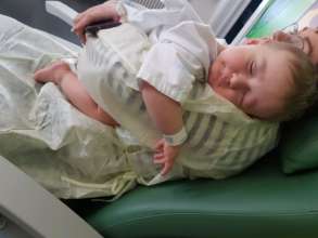 Martynas `s waiting for his surgery in Switzerland