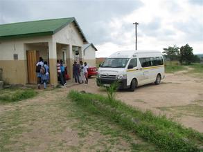 Daktari's car at Ramatau School