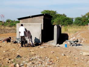 Latrine at the inishing level