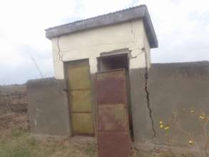One of dilapidated latrines meant for girls