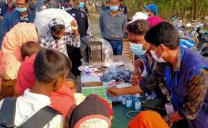 Health camp for refugees in Bhasan Char