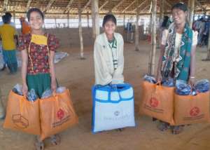 Blankets distribution