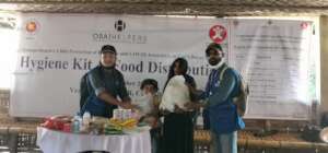 Hygiene kit distribution