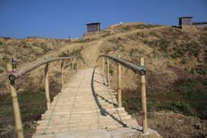 A newly constructed bridge