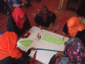 Women in the sewing course 2