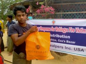 Food distribution for fire victims- 2