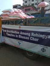 Food distribution in Bhasan Char- 1
