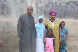 Coumba her monther, sisters and adoptive uncle