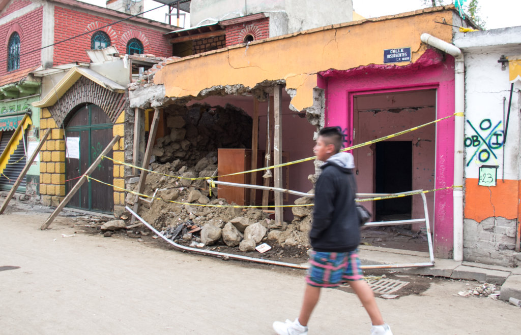 Temporary School in Xochimilco, Mexico City