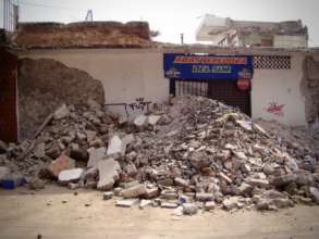Rubble in San Gregorio