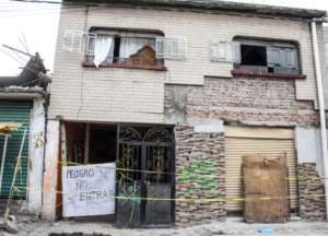 Damaged Home in San Gregorio