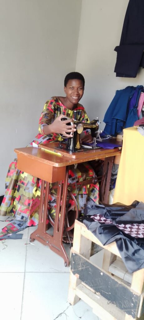 Mariam at her Shop in Mwanza