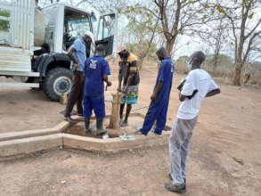 Team repairing Mbili PHCC well