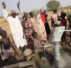 Man Celebrating the Well