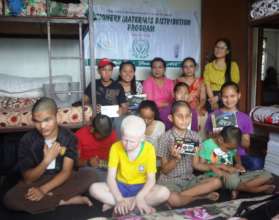 Children with team