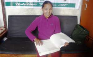 Nima reading braille book