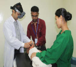 Dr Sonjoy treats baby with ROP