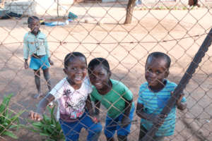 The sound of children laughing
