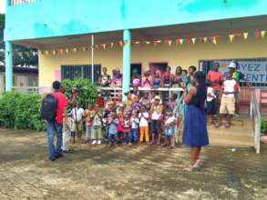 physically disabled child at Regina Maris