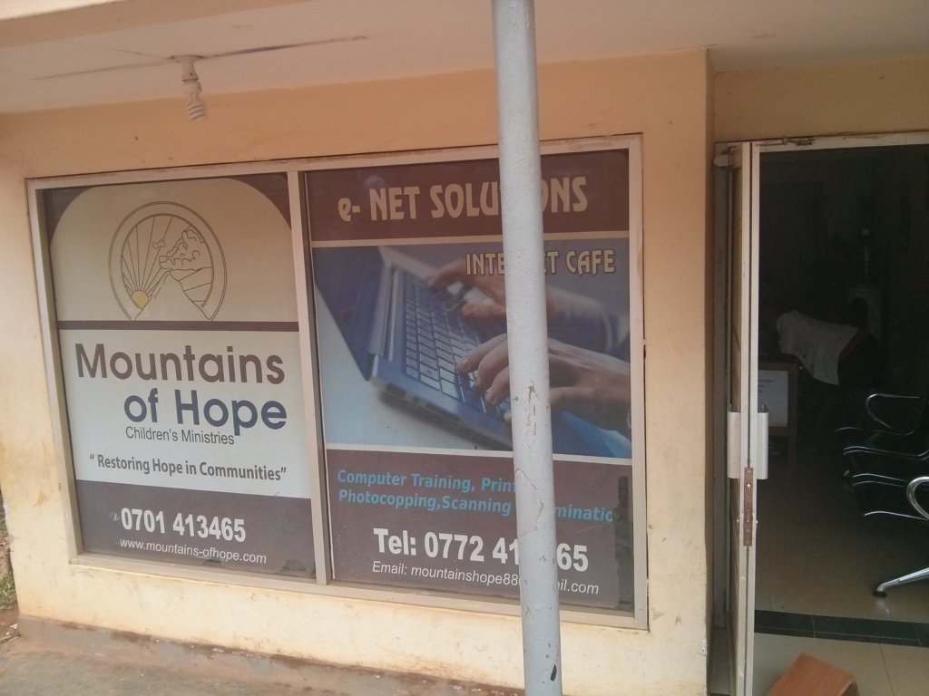 Support youth training center with 2 laptops