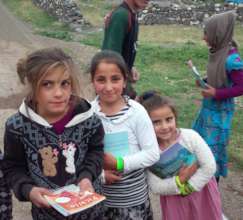 Girls from Eastern Turkey enjoying their books