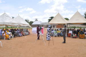 A section of COVID-19 conference participants