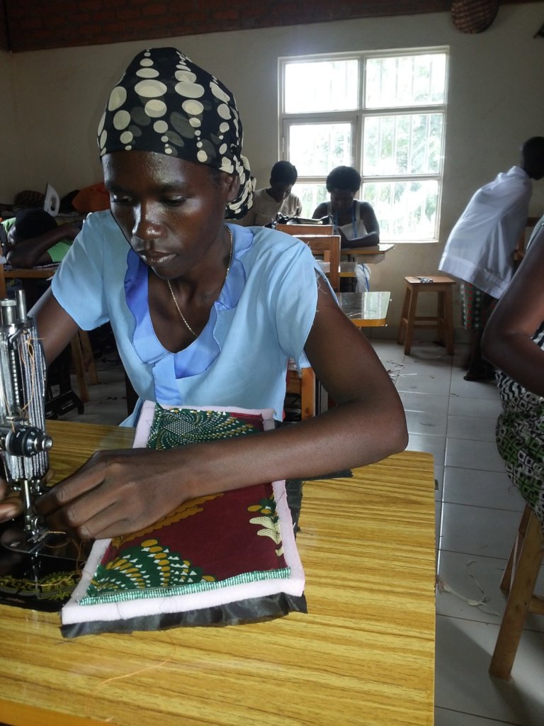 Teach 75 Rwandan Women to Sew Handicrafts