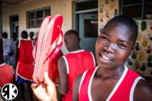 Slippers bring smiles