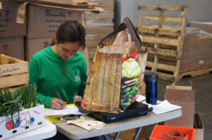Weighing Produce at Distribution