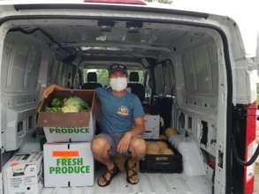 Our wonderful Veggie Van Coordinator, Ivan!