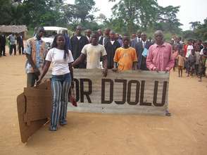 Students in a Parade in Djolu