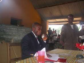 Student Defending His Thesis