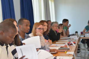 Students in class