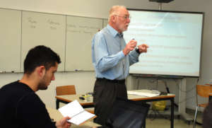 Professor David Harries teaching Microeconomics