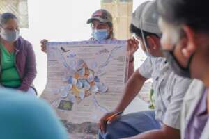Community leaders participate in a workshop