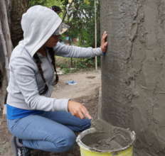 Working on the 3rd cistern in Pozo Hondo
