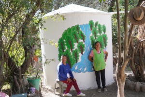 A Rainwater System becomes art in La Cienega