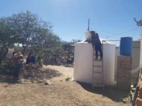 Inspecting a larger ferrocement rainwater system