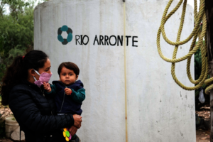 Mother & son stand by their rainwater system