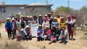 Celebrating the completion of a ferrocement system