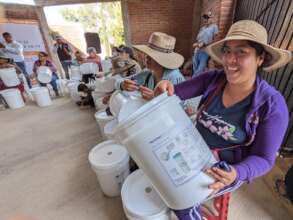 Assembling water filters in San Diego