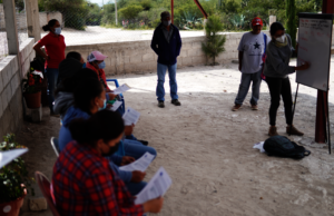 Community members learn about their water quality
