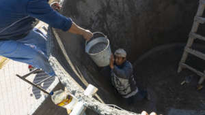 Building a large-scale rainwater harvesting system