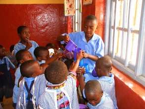 Kids fights for Water