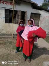 Warm cloth /Blanket distribute  to Adolescent girl