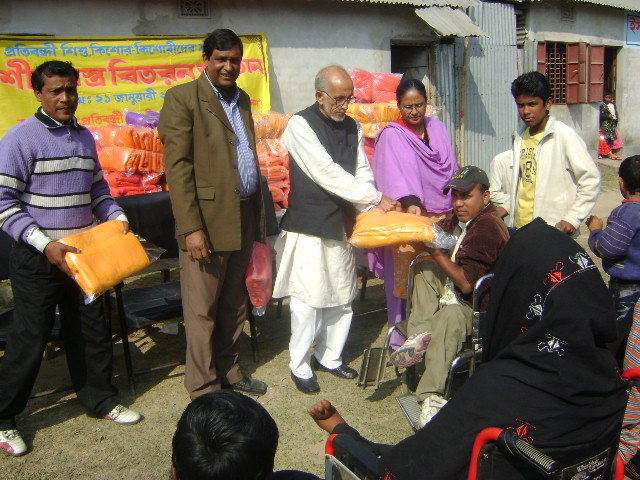 Emergency Support  for Warm Clothes  to Disabled