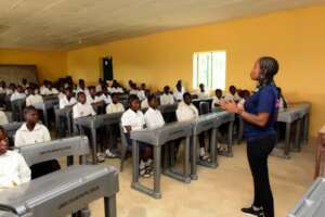 Mentorship session with school girls