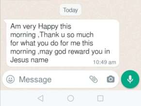 Lois expression on WhatsApp