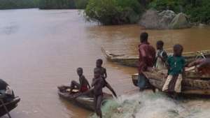 child slavery on Volta Lake