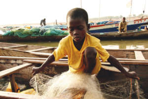 Child labour on cocoa farms